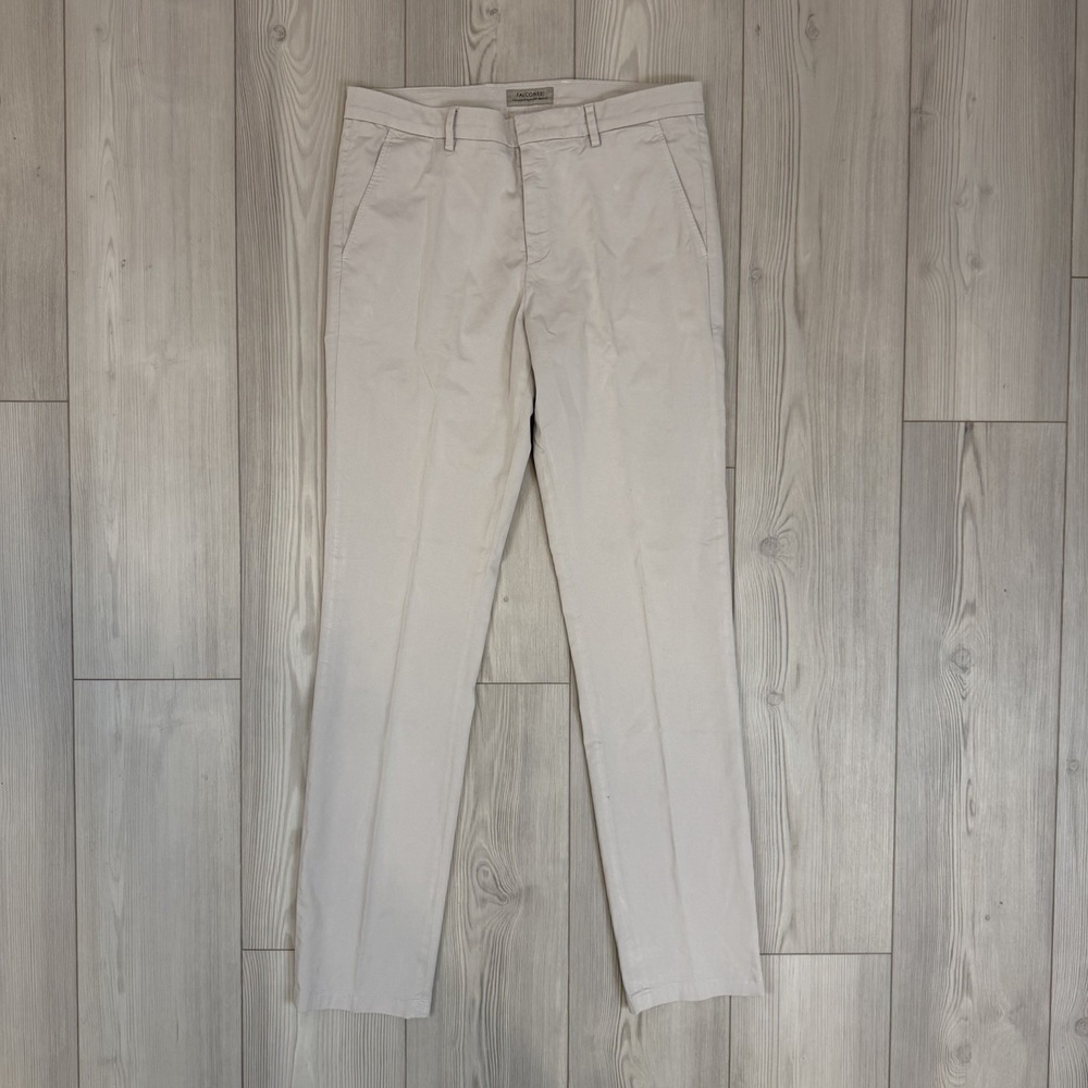 FALCONERI Lightweight Chino Beige Pant Slim Fit Men Size‎ Small 31x31